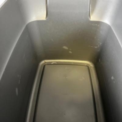 2 Grey Sterlite Tubs with Lids - 18 Gallon 