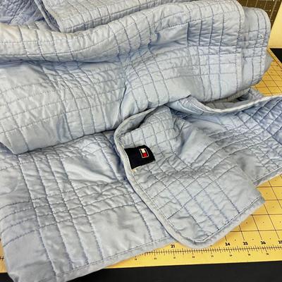 Blue Twin Blanket, Tommy Hilfiger 