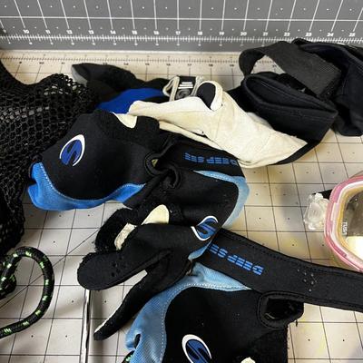 Mask, Gloves, Hood all for Scuba