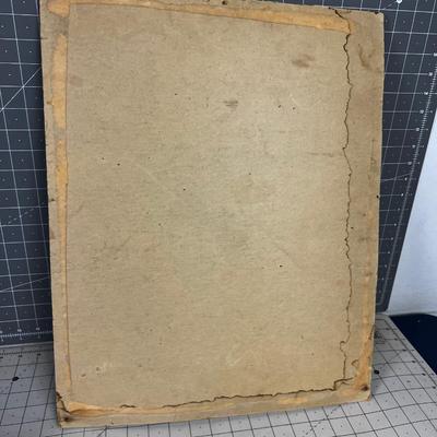 George Washington Print On Cardboard