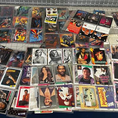 Mixed Lot of Cards: Movies, Action figures, Sports, Actors
