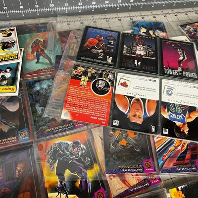 Mixed Lot of Cards: Movies, Action figures, Sports, Actors