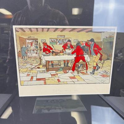 2 Framed Prints "The Fallowfield Hunt" 