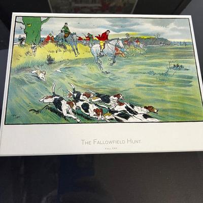 2 Framed Prints "The Fallowfield Hunt" 