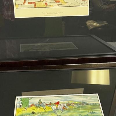 2 Framed Prints "The Fallowfield Hunt" 