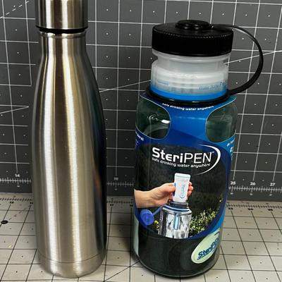Steripen Water bottle, Stainless Bottle 