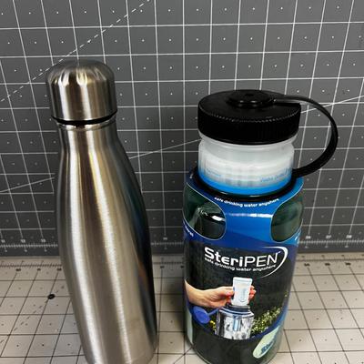 Steripen Water bottle, Stainless Bottle 