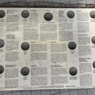 Canadian 125th Quarter Set 