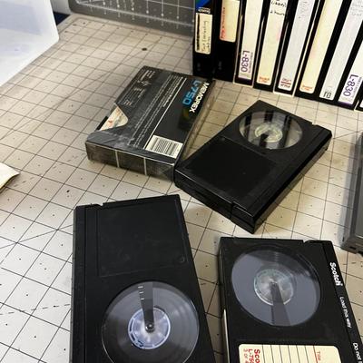 Whole pile of Beta Max Tapes. 