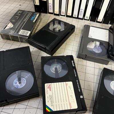 Whole pile of Beta Max Tapes. 