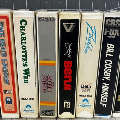 Pile of BETA-MAX Movies 