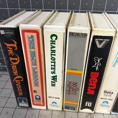 Pile of BETA-MAX Movies 