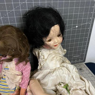 Lot of Antique Dolls 