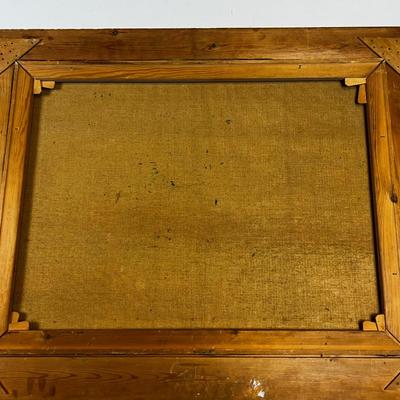 ANTIQUE LANDSCAPE Signed 