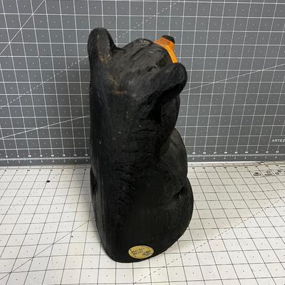 ART - Carved BEAR Signed Jeff Fleming 