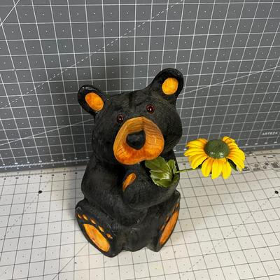 ART - Carved BEAR Signed Jeff Fleming 