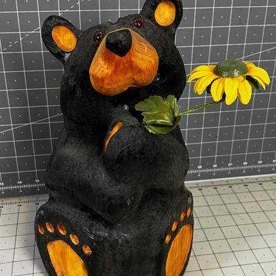 ART - Carved BEAR Signed Jeff Fleming 