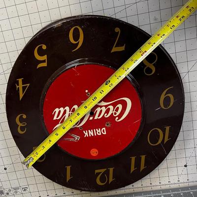 Antique Coca-Cola Clock Face