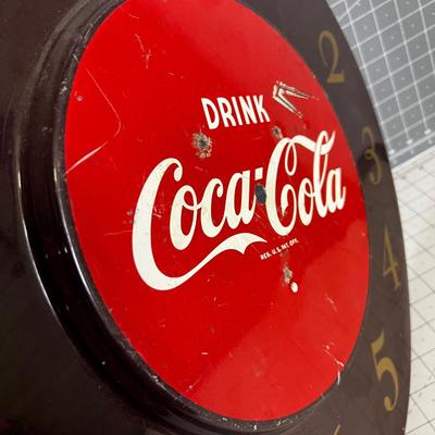 Antique Coca-Cola Clock Face