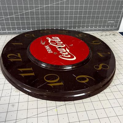 Antique Coca-Cola Clock Face