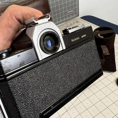 NIKON NIKOMAT Camera with Case 