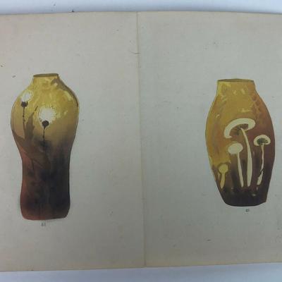 HAND PAINTED POTTERY DESIGN CATALOG EARLY 20th CENTURY S SAWADA