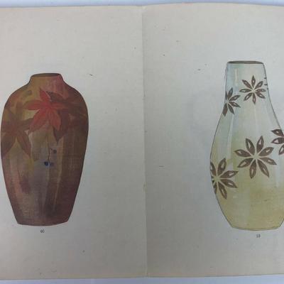 HAND PAINTED POTTERY DESIGN CATALOG EARLY 20th CENTURY S SAWADA