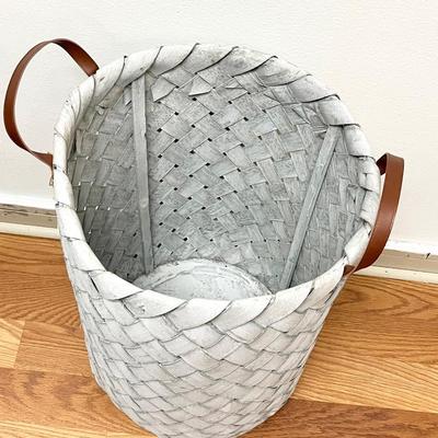 Woven Wood Basket