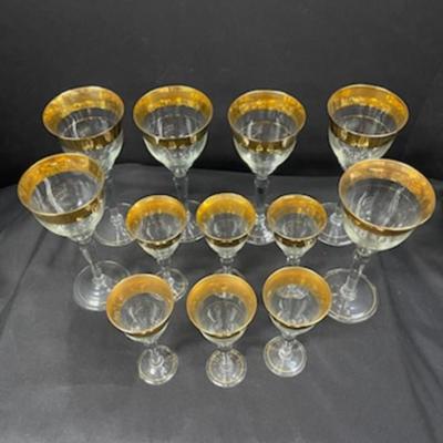 Hungarian Stemmed Glasses Lot 2