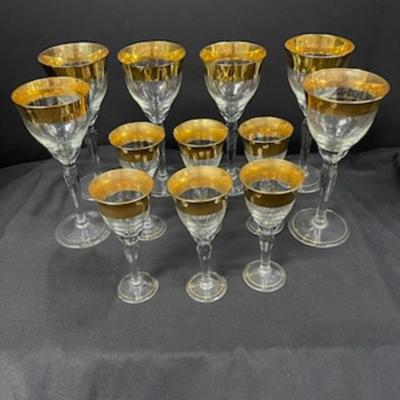 Hungarian Stemmed Glasses Lot 2
