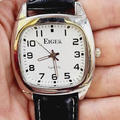 EIGER LARGE FACE QUARTZ WATCH