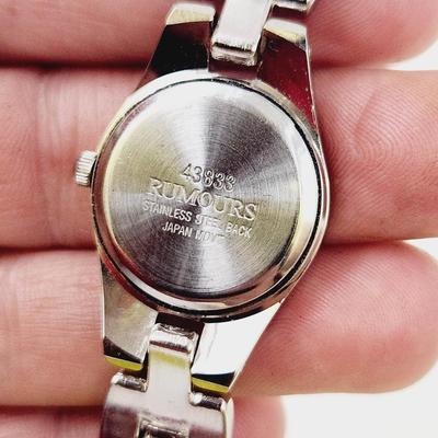 RUMOUR #43833 SILVER TONED MOTHER OF PEARL FACE WATCH