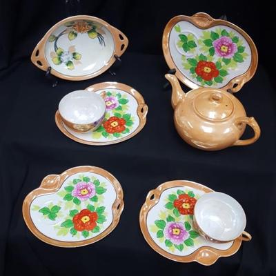 Lusterware Hostess Tea Set