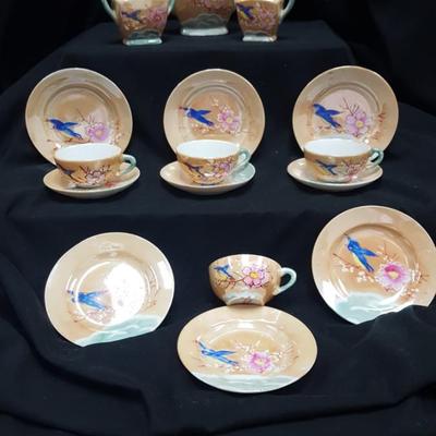 Lusterware Child's Tea Set