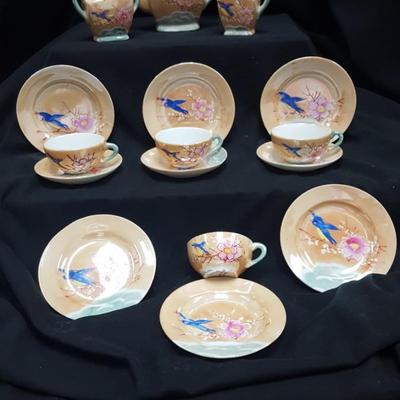 Lusterware Child's Tea Set