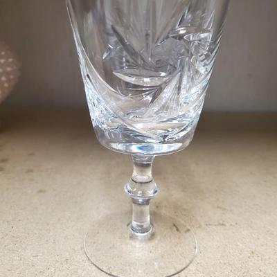 Buzzstar pattern Crystal wine glasses