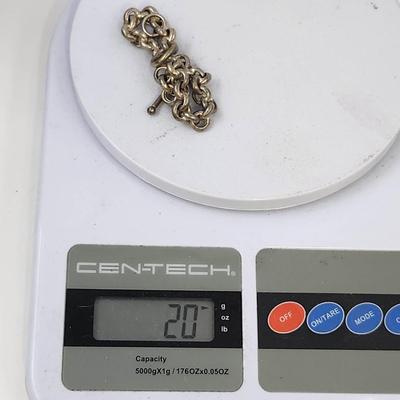 20 GRAM HEAVY STERLING CHAIN BRACELET
