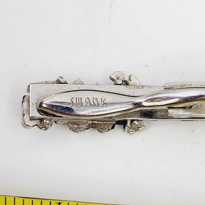 VINTAGE SWANK TRAIN TIE CLIP