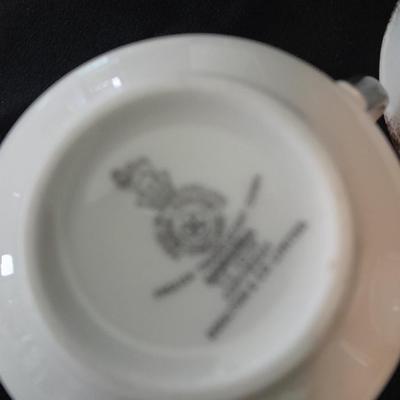 Nice variety of Dishware / chinaware and a neat wooden and wire basket