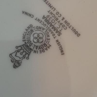 Nice variety of Dishware / chinaware and a neat wooden and wire basket