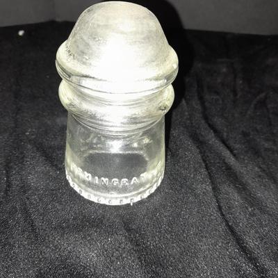Antique glass Insulators, Different colors, Clay, Hemingray