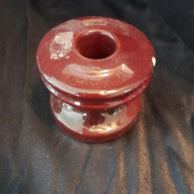 Antique glass Insulators, Different colors, Clay, Hemingray