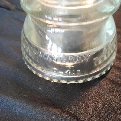 Antique glass Insulators, Different colors, Clay, Hemingray