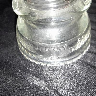 Antique glass Insulators, Different colors, Clay, Hemingray