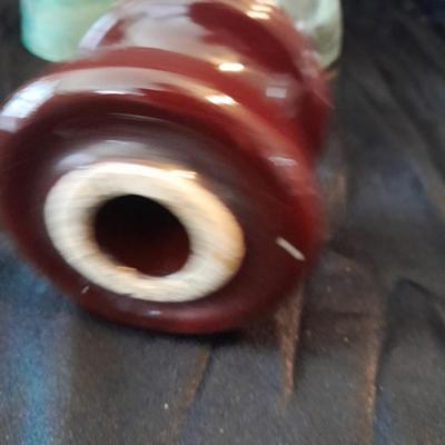 Antique glass Insulators, Different colors, Clay, Hemingray