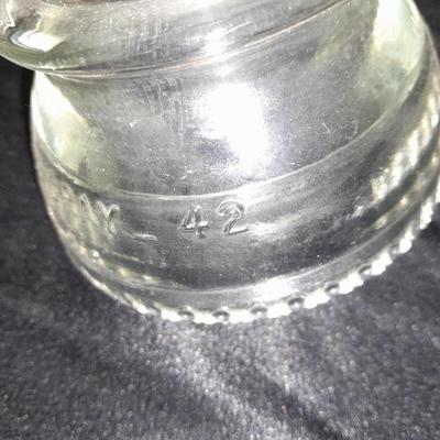 Antique glass Insulators, Different colors, Clay, Hemingray