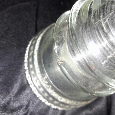 Antique glass Insulators, Different colors, Clay, Hemingray