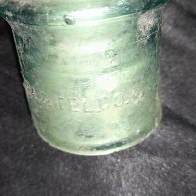Antique glass Insulators, Different colors, Clay, Hemingray