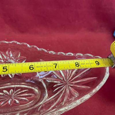 Anchor Hocking Star of David gondola boat dish