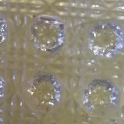 Imperial glass nucut relish dish